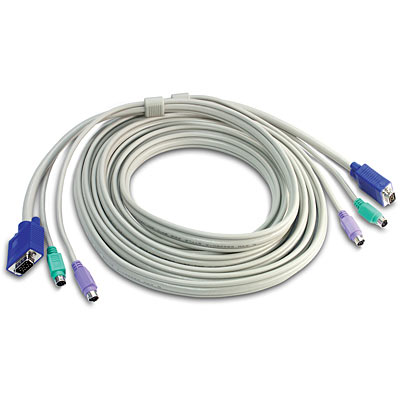 TrendNet15ft USB/VGA KVM cable-Connect computers